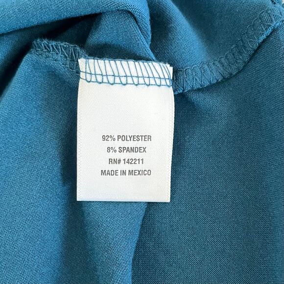 24seven Teal Blue Sleeveless Scoop Neck Tank Long Casual Maxi Dress Plus 3X NWT - Picture 12 of 15